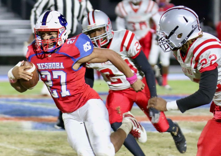 Neshoba Central’s Jarquez Hunter finished the season with 3,249 all-purpose yards while scoring 232 points.