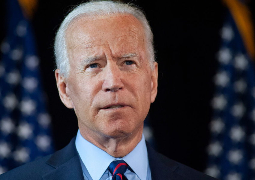 WILMINGTON, DE - SEPTEMBER 24: Democratic candidate for president, former Vice President Joe Biden  makes remarks about the DNI Whistleblower Report as well as President Trump’s ongoing abuse of power at the Hotel DuPont on September 24, 2019 in Wilmington, Delaware. (Photo by William Thomas Cain/Getty Images)