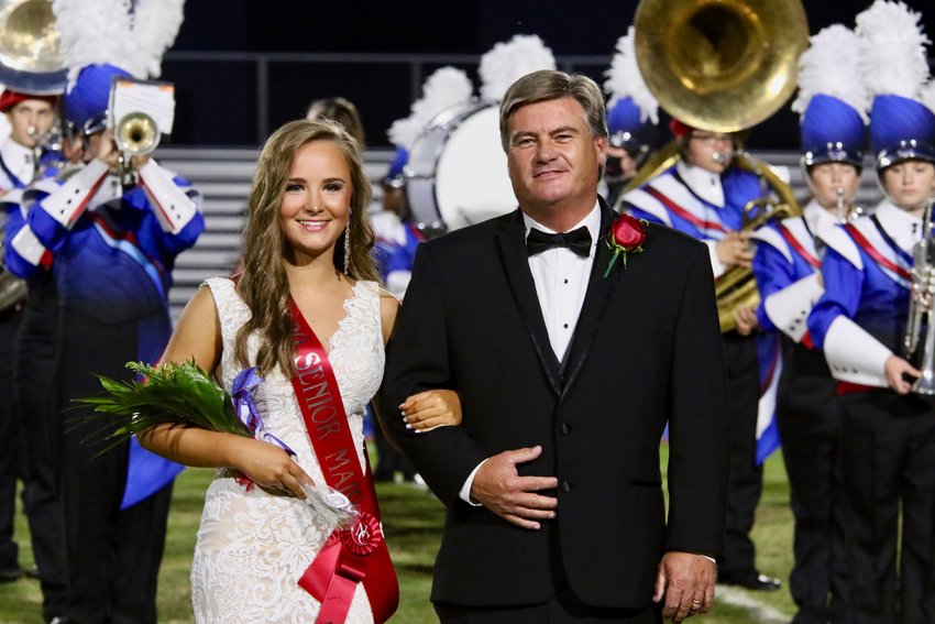 Earlier Thursday evening Kevin Cumberland's daughter, Anna Cumberland, was crowned Neshoba Central's Homecoming Queen.