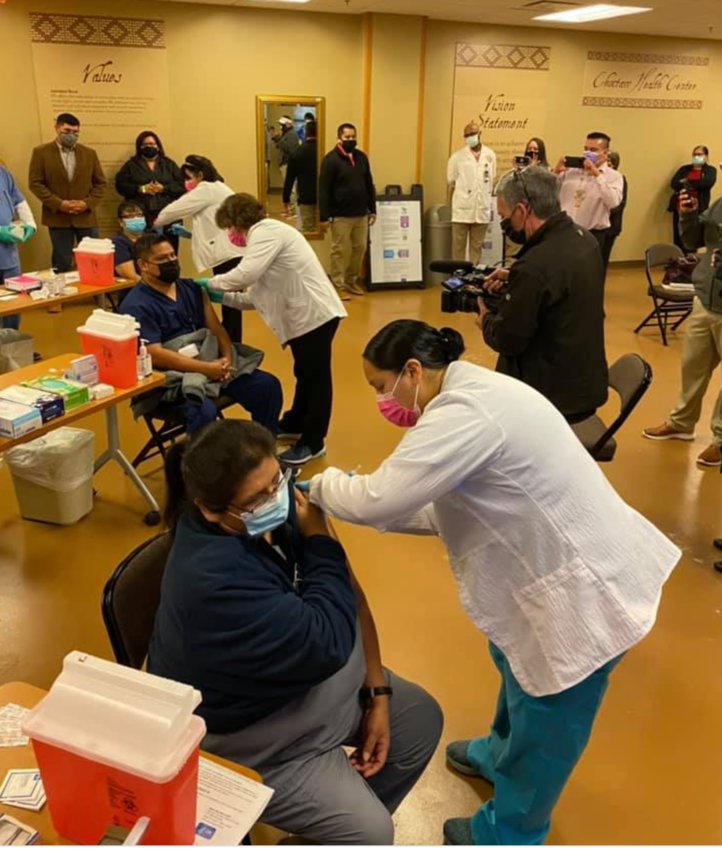 The first three COVID-19 vaccines were administered at Choctaw Health Center on Thursday. The first 100 doses were given Thursday and Friday to frontline healthcare workers. “This is a great and hopeful day for the members and employees of the Mississippi Band of Choctaw Indians,” officials said.