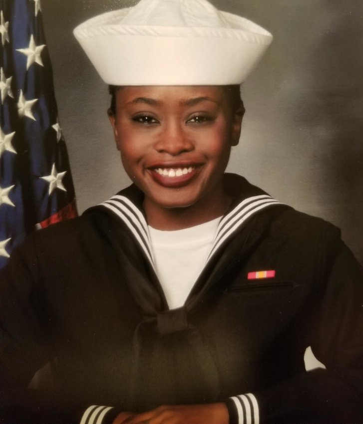 Stallo native Navy Petty Officer Second Class Skyla Pearson.