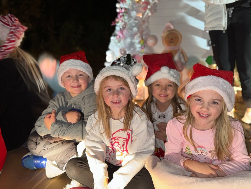 Baxter Sellers, Ivy Kait Copeland, Patton Childs and Jadeigh Kate Lundy brought their Christmas spirit to the parade.