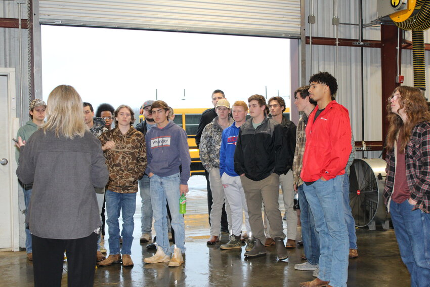 Approximately 150 area students from visited an Open House last week at the East Central Community College Career and Technical Education facility.
